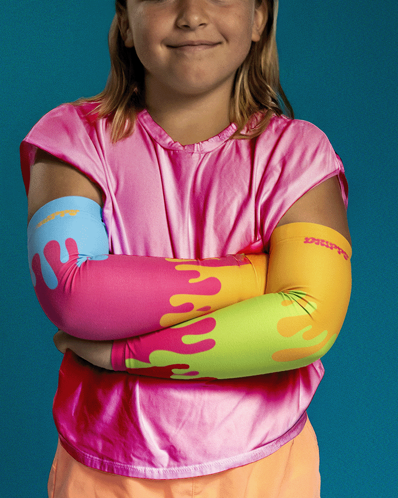 NEON DRIP FLEX ARM SLEEVE (PAIR - ONE SIZE)