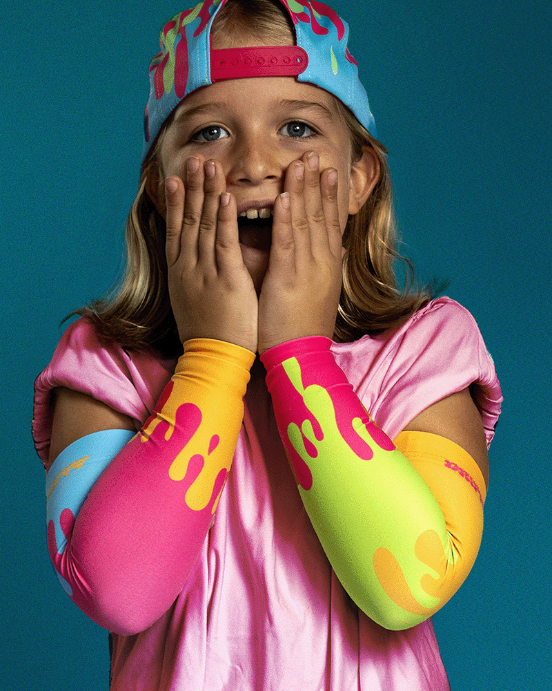 NEON DRIP FLEX ARM SLEEVE (PAIR - ONE SIZE)